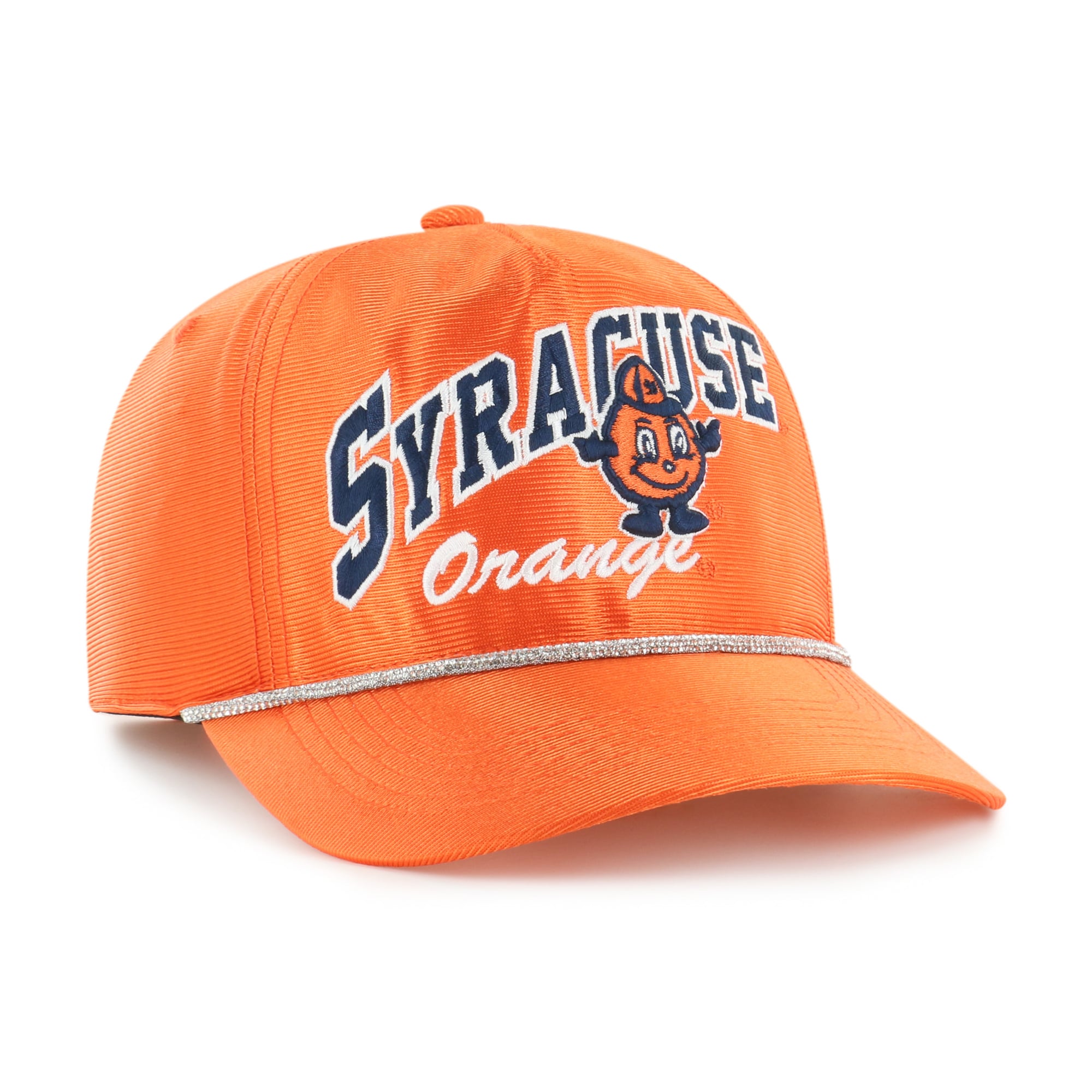 Chapeau ajustable à paillettes orange Syracuse '47 pour femme