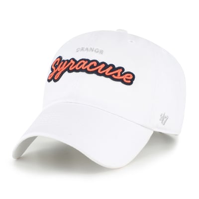 Syracuse Orange '47 Women's Trendy Script Clean Up Adjustable Hat - White