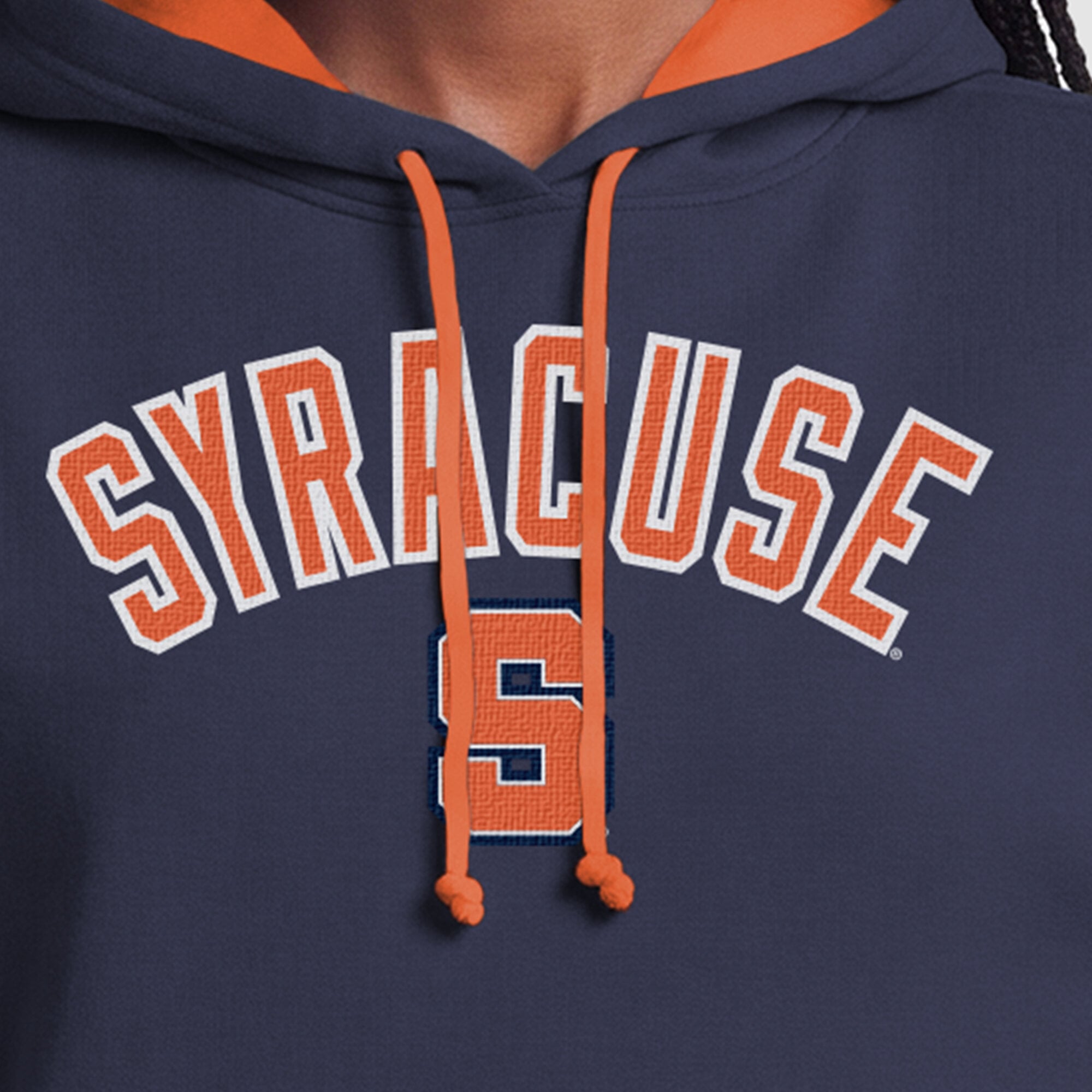 Women's Champion  Syracuse Orange Navy Hoodie