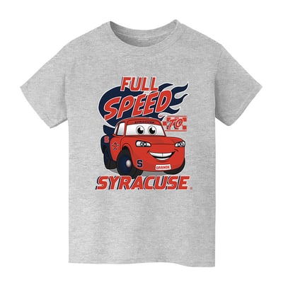  Syracuse Orange Vive La Fete Youth Full Speed T-Shirt - Gray
