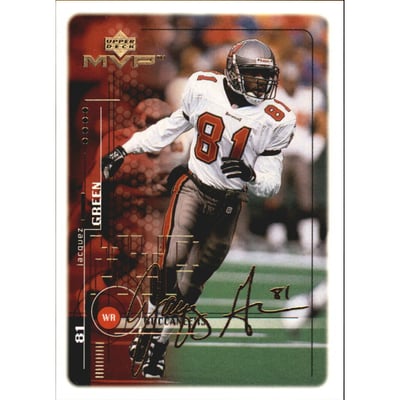 1999 Upper Deck MVP Gold Script #182 Jacquez Green