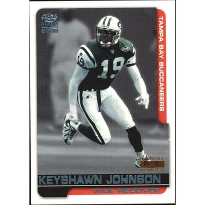 2000 Paramount Platinum Blue #230 Keyshawn Johnson