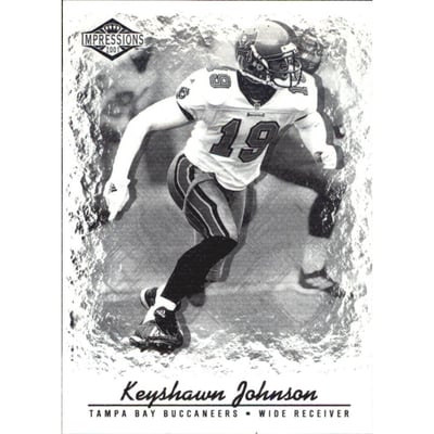 2001 Pacific Impressions Shadow #134 Keyshawn Johnson