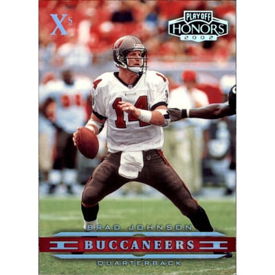 2002 Playoff Honors X's #91 Brad Johnson