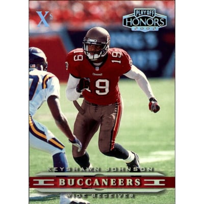 2002 Playoff Honors X's #92 Keyshawn Johnson