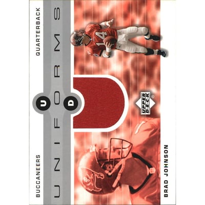 2002 Upper Deck Uniforms #UDUBJ Brad Johnson