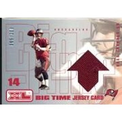 2002 Upper Deck XL Big Time Jerseys Grey Background #BTBJ Brad Johnson/100