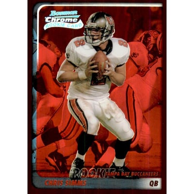 2003 Bowman Chrome Red Refractors #201 Chris Simms