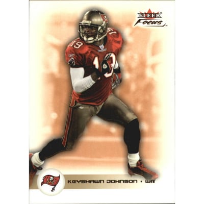 2003 Fleer Focus Anniversary Gold #62 Keyshawn Johnson