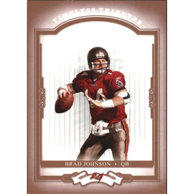 2004 Donruss Classics Timeless Tributes Red #92 Brad Johnson
