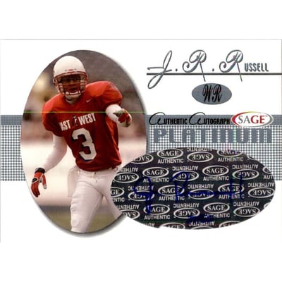 2005 SAGE Autographs Platinum #A39 J.R. Russell/50