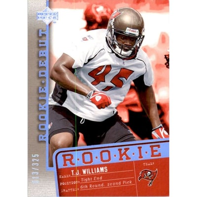 2006 Upper Deck Rookie Debut Holofoil #191 T.J. Williams