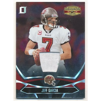 2008 Donruss Gridiron Gear Jerseys O's #92 Jeff Garcia