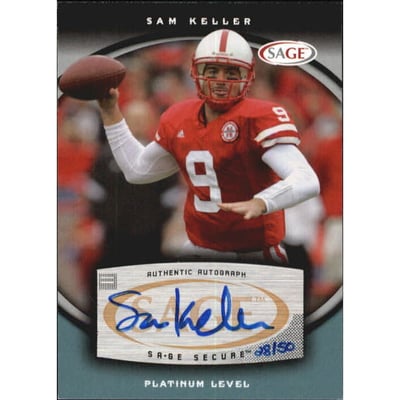2008 SAGE Autographs Platinum #A37 Sam Keller