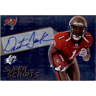 2008 SPx Super Scripts Autographs #SSS9 Dexter Jackson