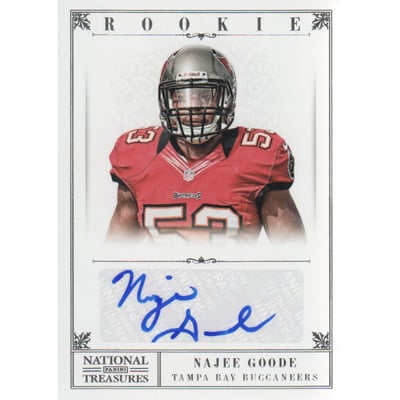2012 Panini National Treasures #273 Najee Goode AU RC