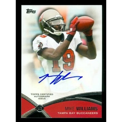 2012 Topps Prolific Playmakers Autographs #PPAMWI Mike Williams