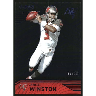 2016 Panini Clear Vision Blue #65 Jameis Winston