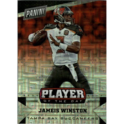 2016 Panini Player of the Day Escher Squares #20 Jameis Winston