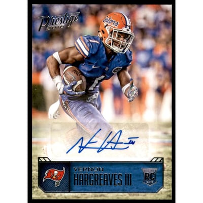 2016 Prestige Rookie Autographs #96 Vernon Hargreaves III