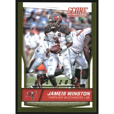 2016 Score Gold Zone #302 Jameis Winston
