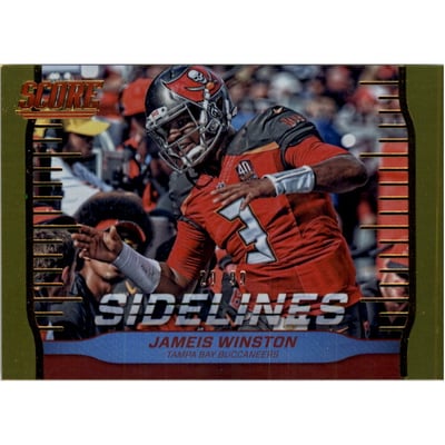 2016 Score Sidelines Jumbo Gold #19 Jameis Winston