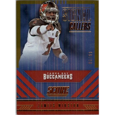 2016 Score Signal Callers Jumbo Gold #23 Jameis Winston