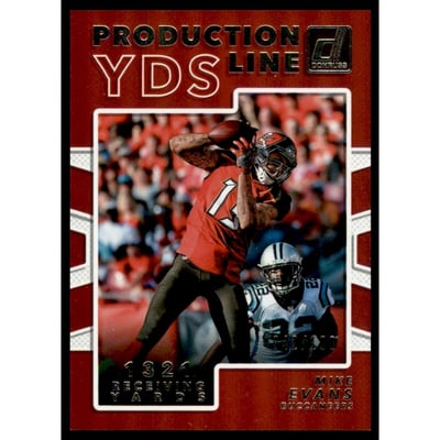 2017 Donruss Production Line Yardage Holo #14 Mike Evans