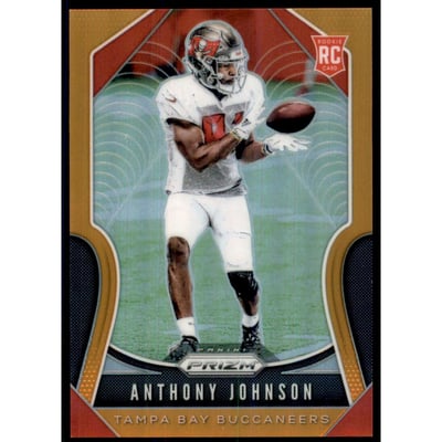 2019 Panini Prizm Prizms Orange #370 Anthony Johnson