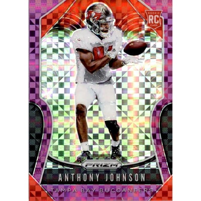 2019 Panini Prizm Prizms Purple Power #370 Anthony Johnson