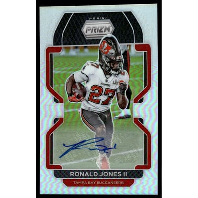 2021 Panini Prizm Autographs Prizms #295 Ronald Jones II