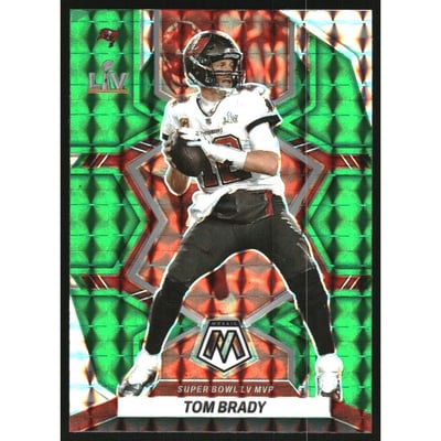2022 Panini Mosaic Mosaic Green #291 Tom Brady MVP