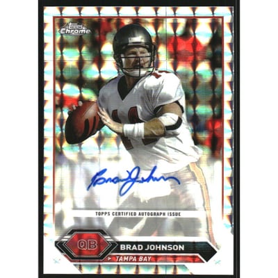 2023 Topps Composite Chrome Autographs Geometric Refractors #TCABJO Brad Johnson