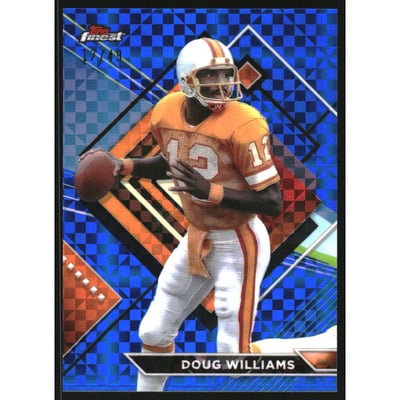 2023 Topps Composite Finest Blue Checkerboard Refractors #240 Doug Williams