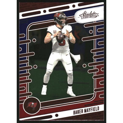 2024 Absolute Red and Blue #95 Baker Mayfield