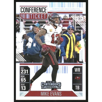 2024 Panini Contenders Conference Ticket #93 Mike Evans
