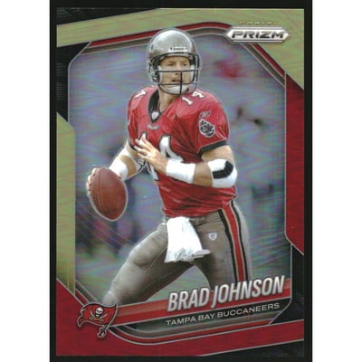 2025 Panini Prizm Prizms Red and Yellow #213 Brad Johnson