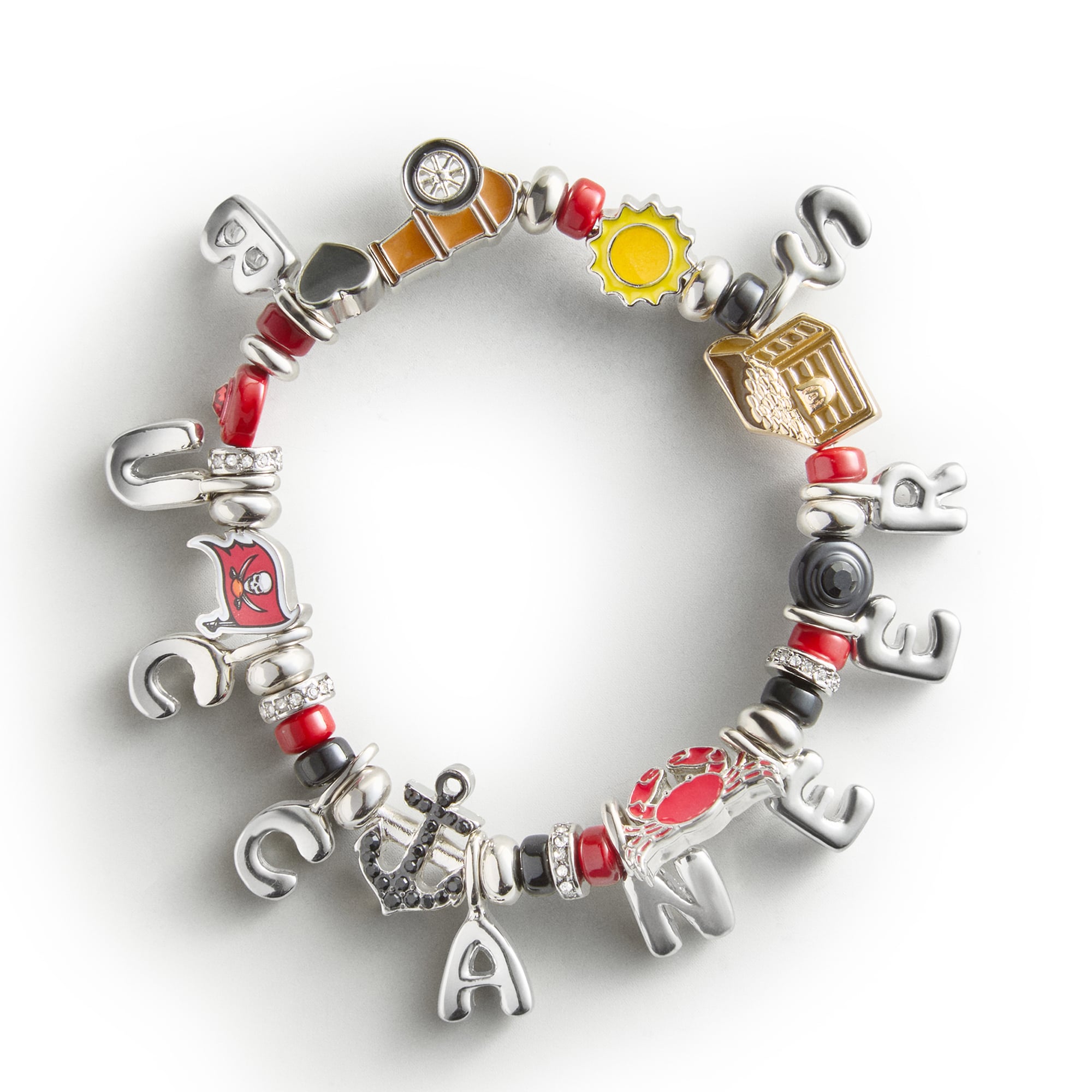 BaubleBar Tampa Bay Buccaneers Motif Beaded Bracelet