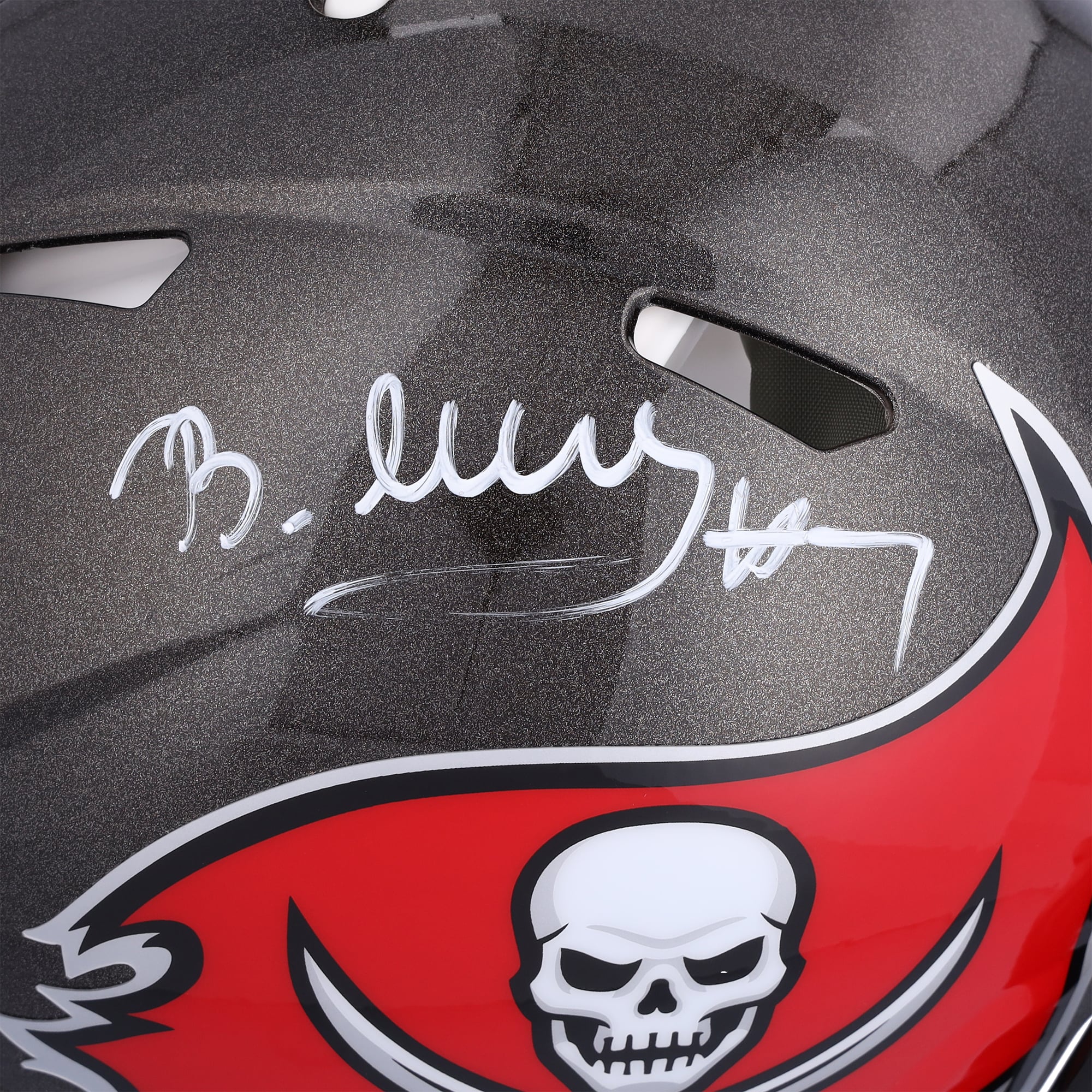 Bucky Irving Tampa Bay Buccaneers Autographed Riddell Speed Authentic Helmet