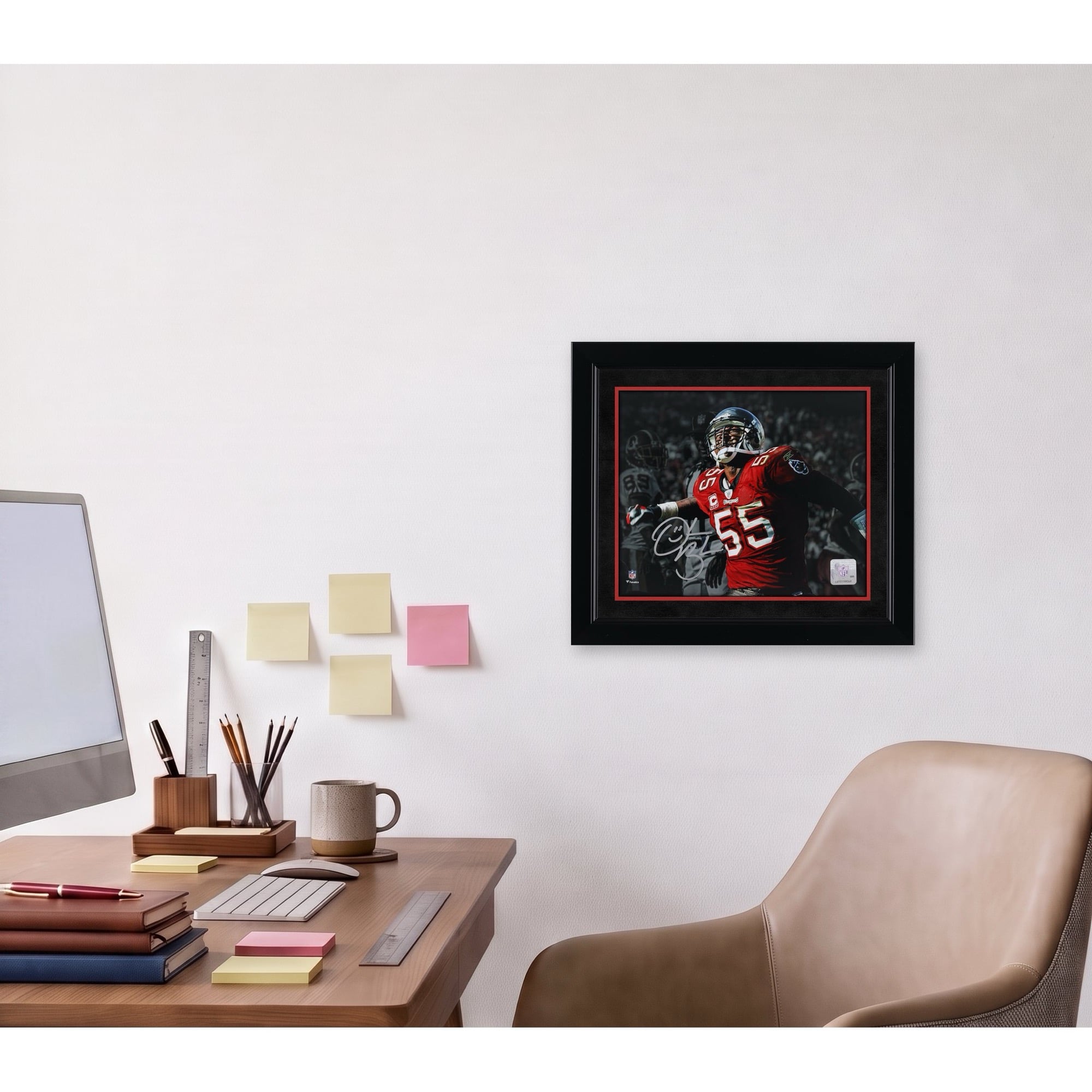 Derrick Brooks Tampa Bay Buccaneers Autographed 8" x 10" Celebration Spotlight Photograph