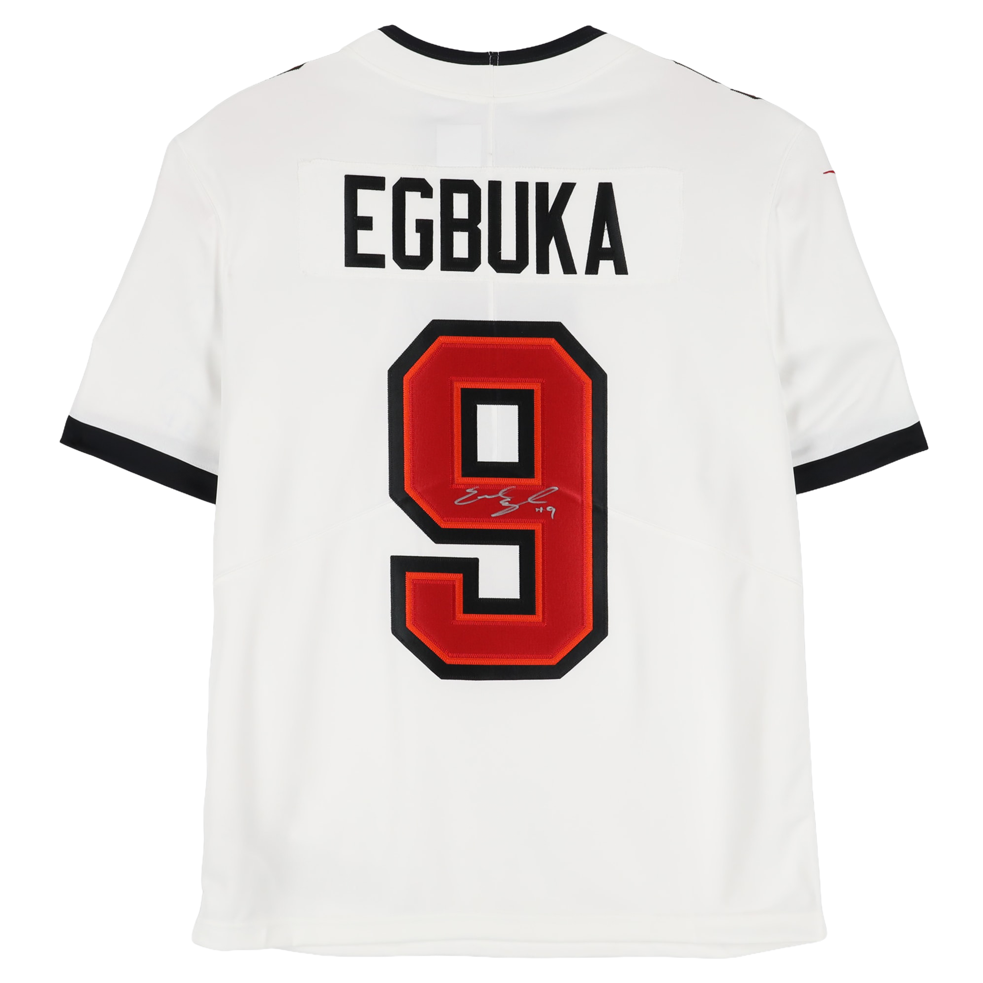 Maillot blanc Nike Limited autographié par Emeka Egbuka des Tampa Bay Buccaneers