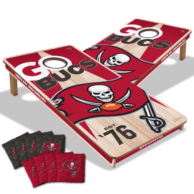 Tampa Bay Buccaneers Fanpoint 2' x 4' Cornhole Game with Bags