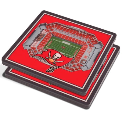 Tampa Bay Buccaneers Fanpoint 3D StadiumView Coasters