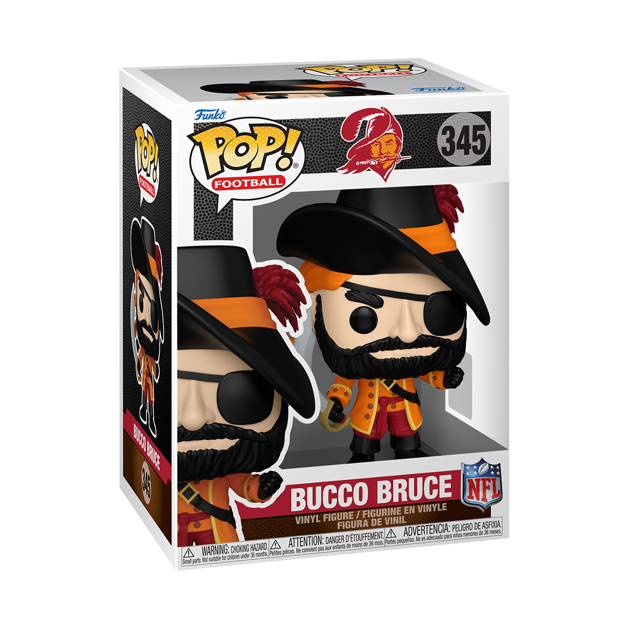 Figurine Funko POP! Bucco Bruce des Tampa Bay Buccaneers