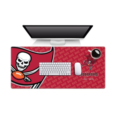 Tampa Bay Buccaneers IDNA 15.7" x 35.4" Logo Series Desk Pad