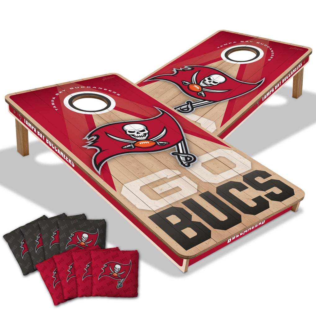 Tampa Bay Buccaneers IDNA 2' x 4' Slogan Series Cornhole Game with Bags