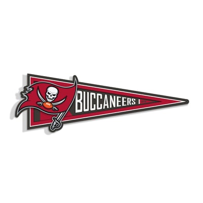 Tampa Bay Buccaneers IDNA 23" 3D Pennant Wall Art