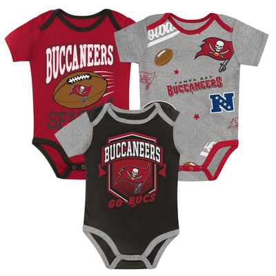  Tampa Bay Buccaneers Outerstuff Infant First Round Pick 3-Piece Bodysuit Set