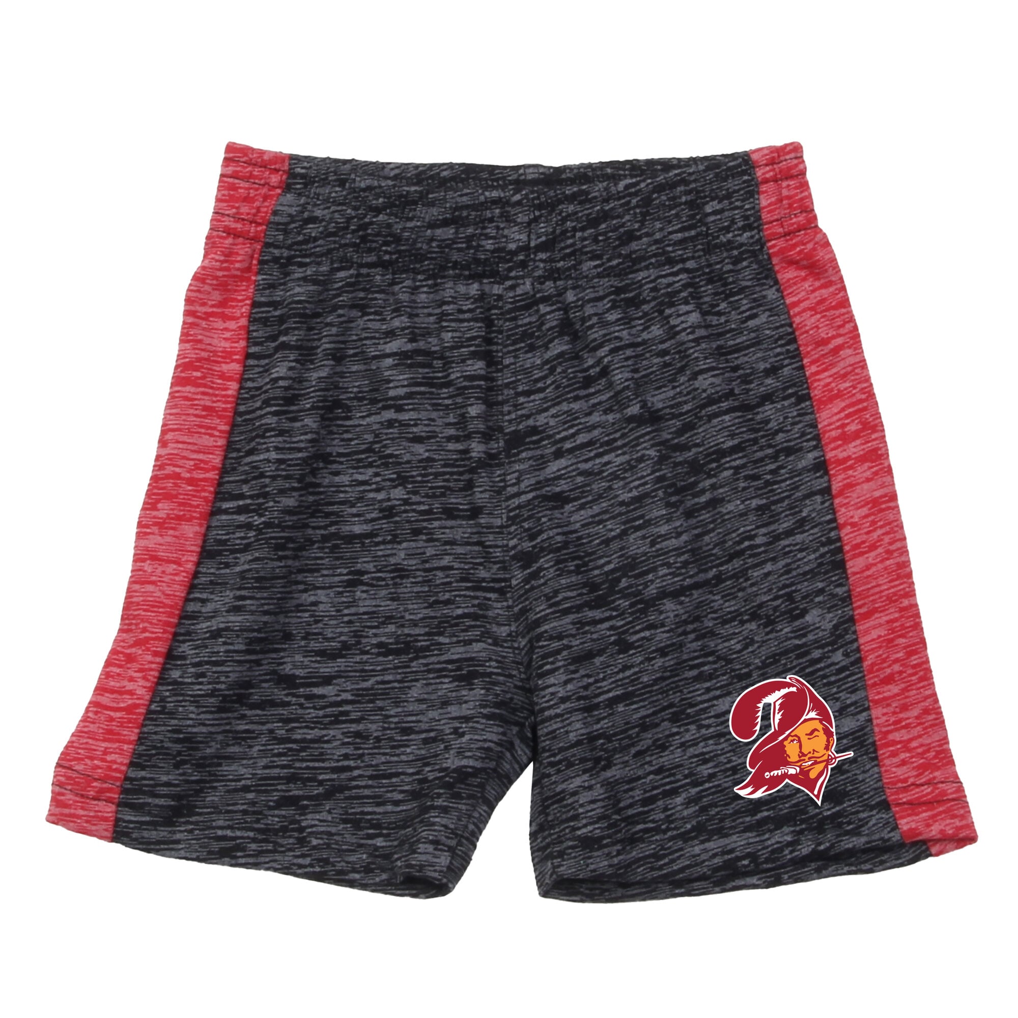 Ensemble body et short pour bébé Wes & Willy rouge/noir Tampa Bay Buccaneers Cloudy Yard Hopper