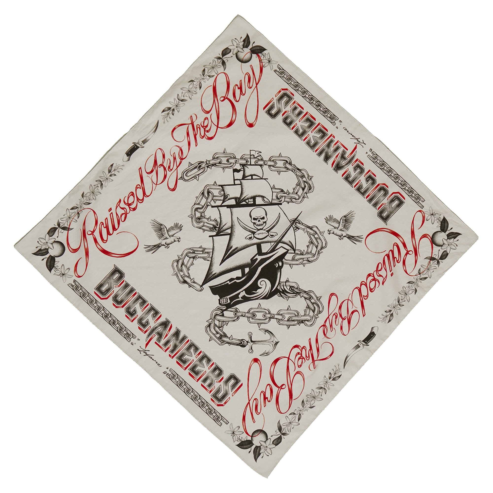 Bandana Lafavre des Buccaneers de Tampa Bay, élevé par la baie
